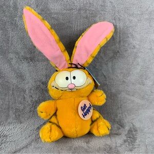 Garfield “Get Hoppy” Bunny Plush New With‎ Tags Stuffed Garfield With Bunny Ears